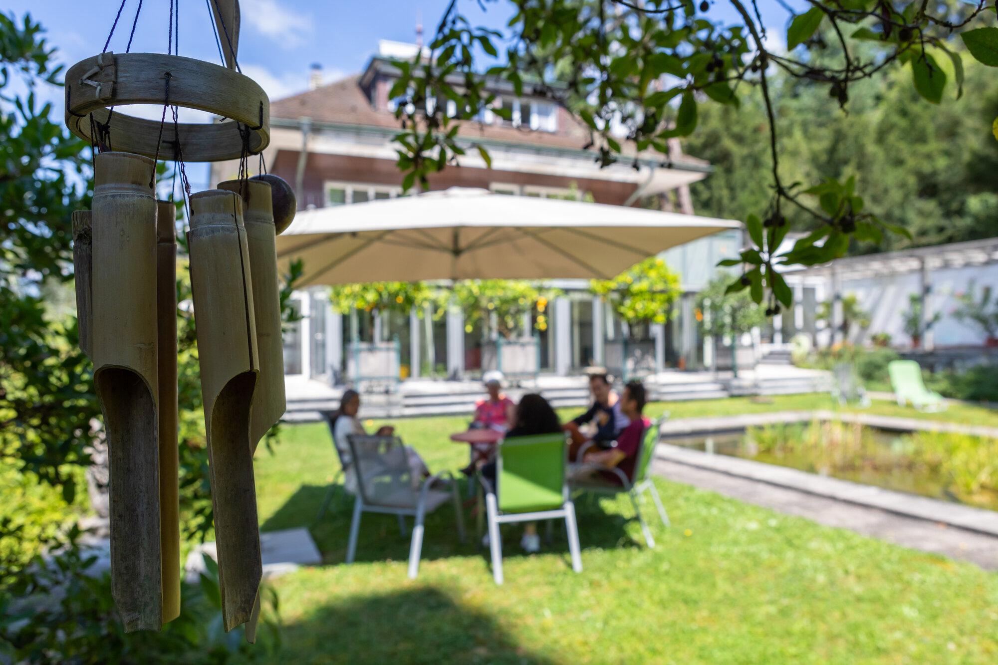 Parkanlage des Wohnhauses Rippertschwand